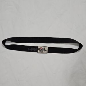 Tony Hawk Belt Navy w/ Signature Silver Buckle 37"